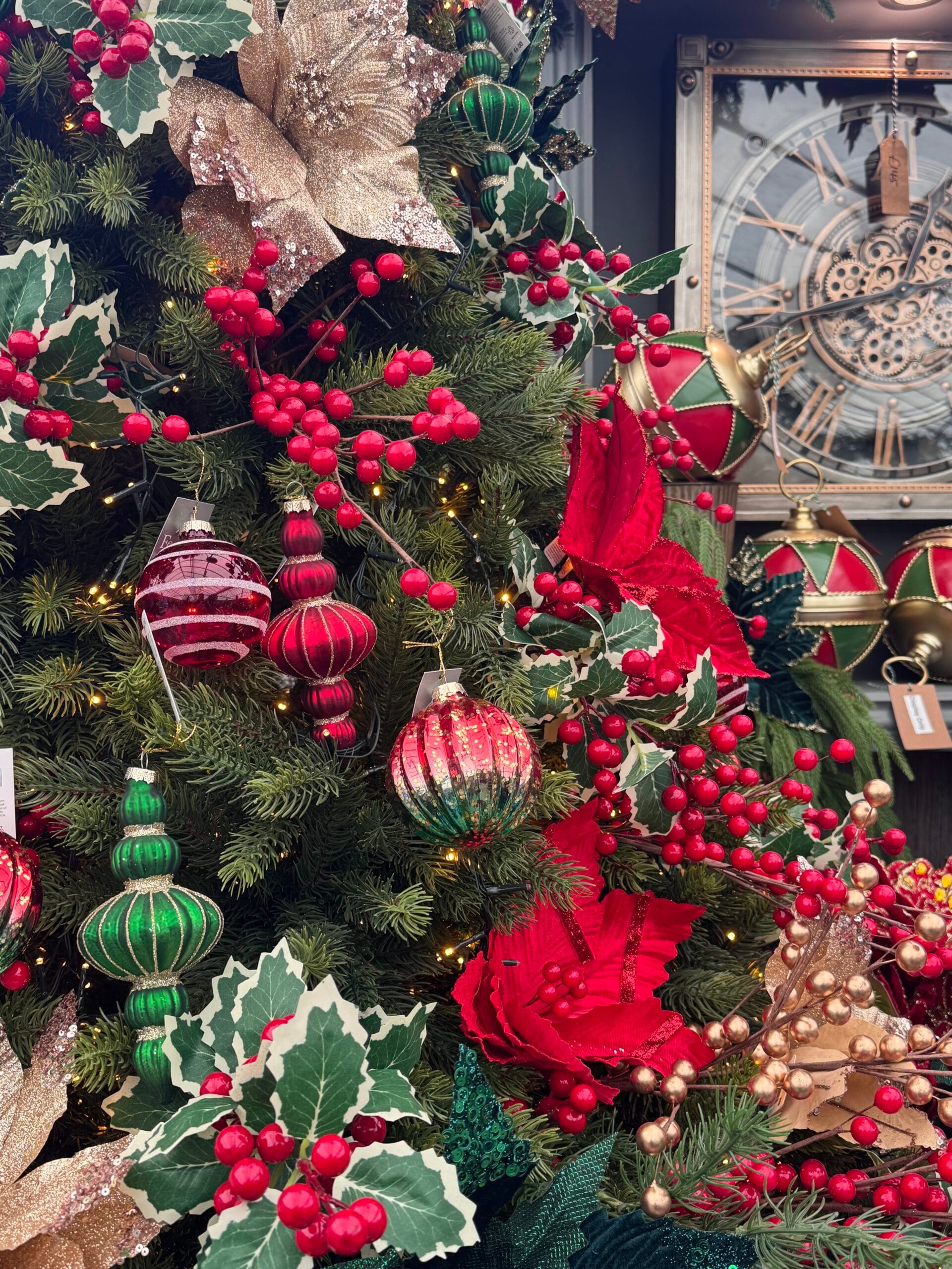 IMG_7715 Photo of Red Christmas Tree Display.